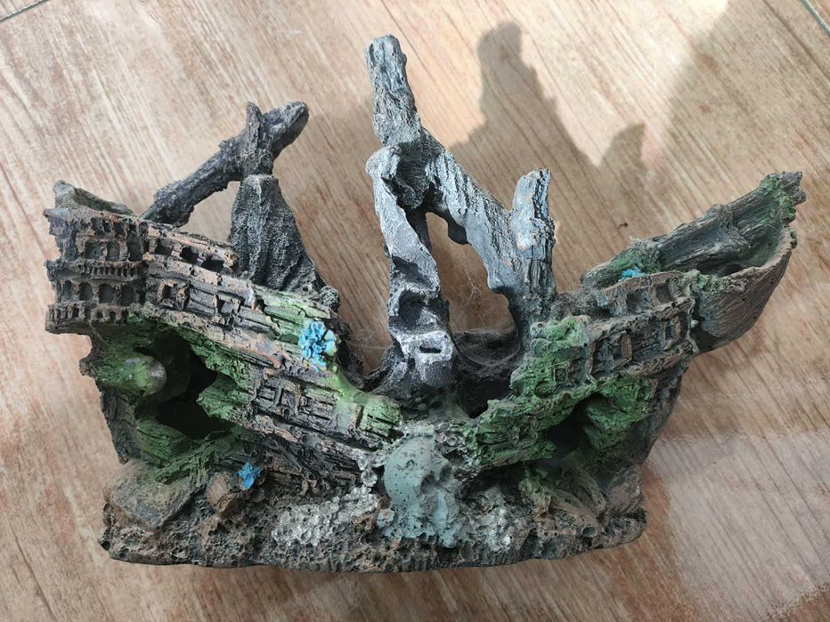 Decoração aquário * navio ruínas