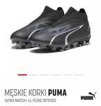 Męskie korki Puma ultra match czarne rozm. 46