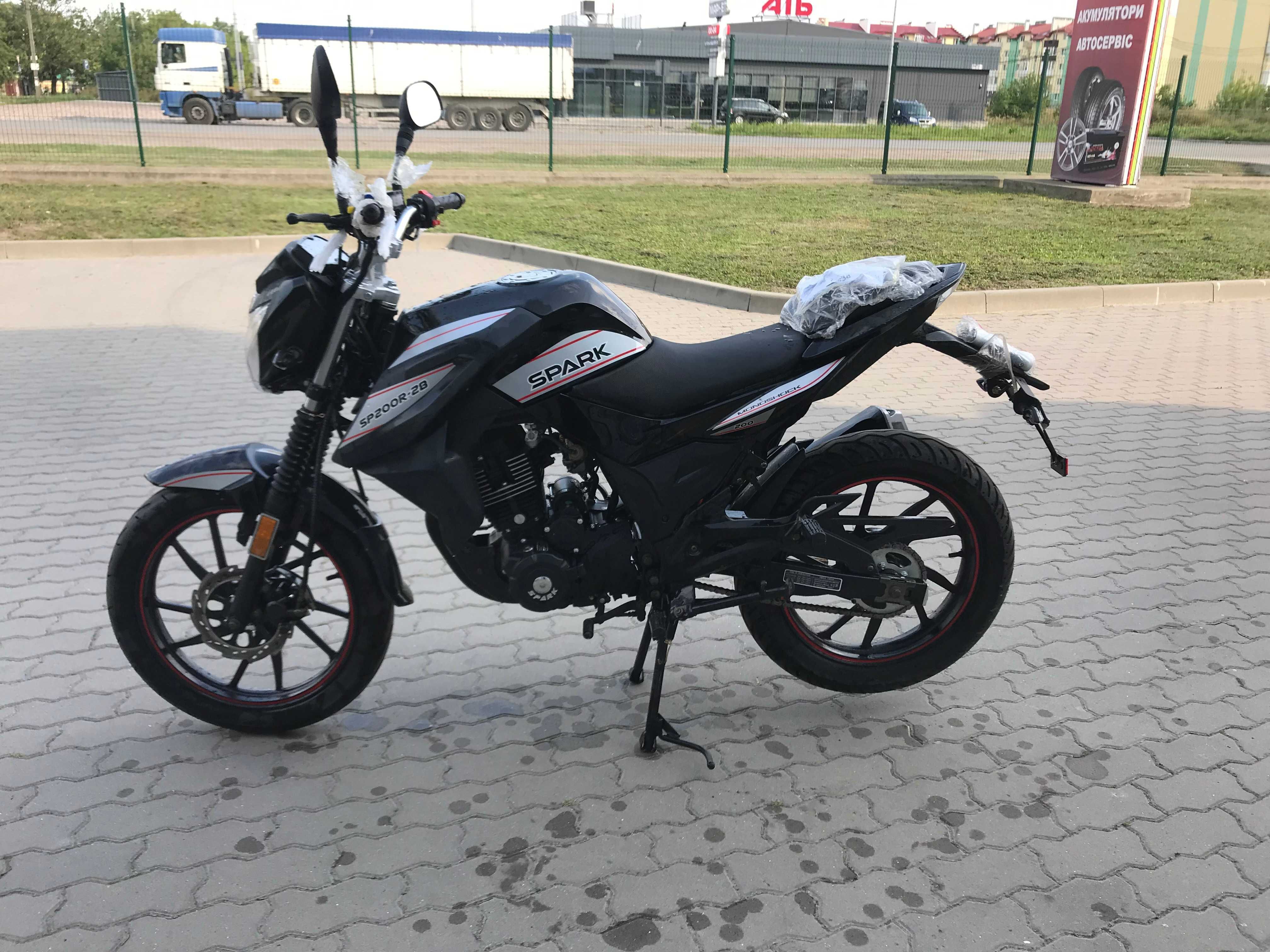 Продаю новий мотоцикл СпаркSp250R-33,кпп-6ступенів,масляне охолодження