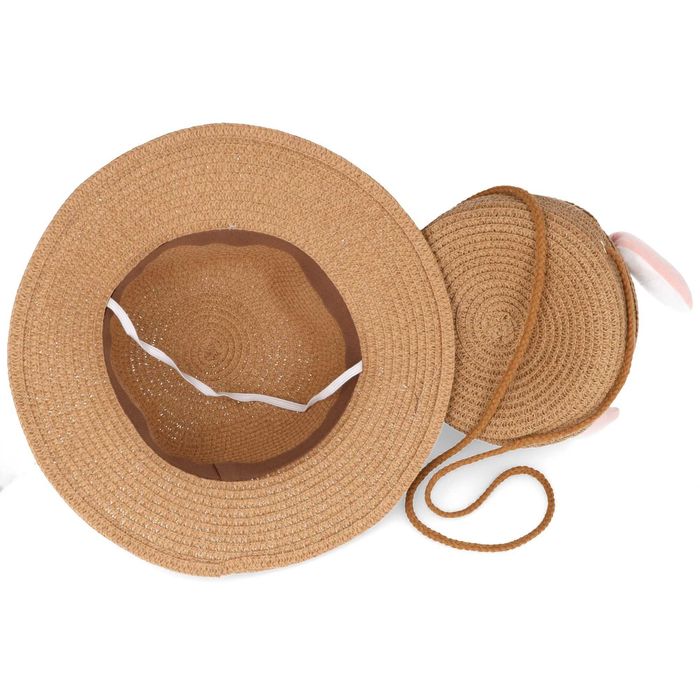 Kapelusz letni plażowy dziecięcy dla dziewczynki B