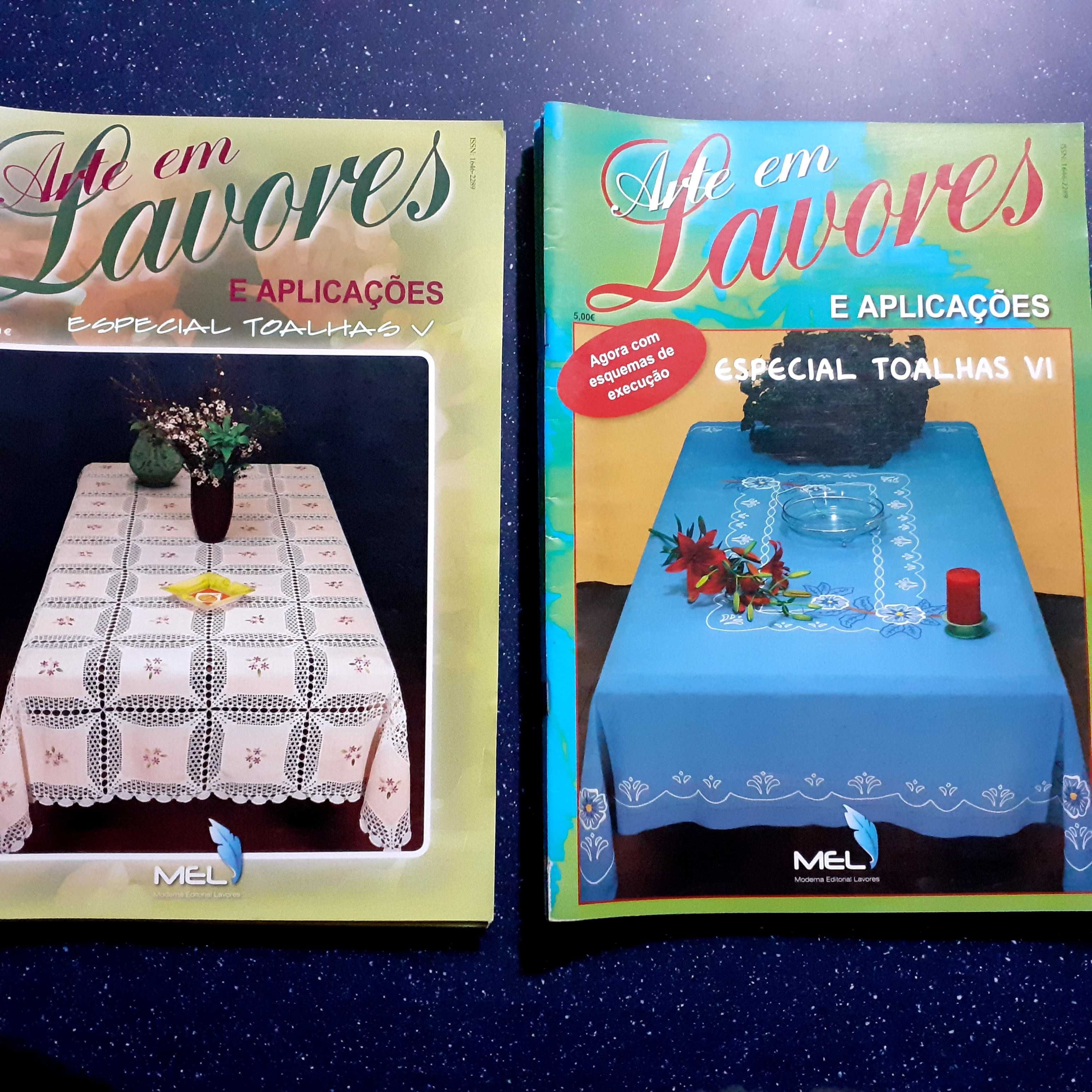 Revistas Arte em Lavores Especial Toalhas