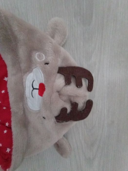 Pajacyk kombinezon polarowy cienki świąteczny