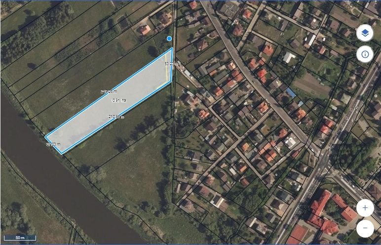 Działka z dostepęm do rzeki Narew, Piątnica Poduchowna koło Łomży