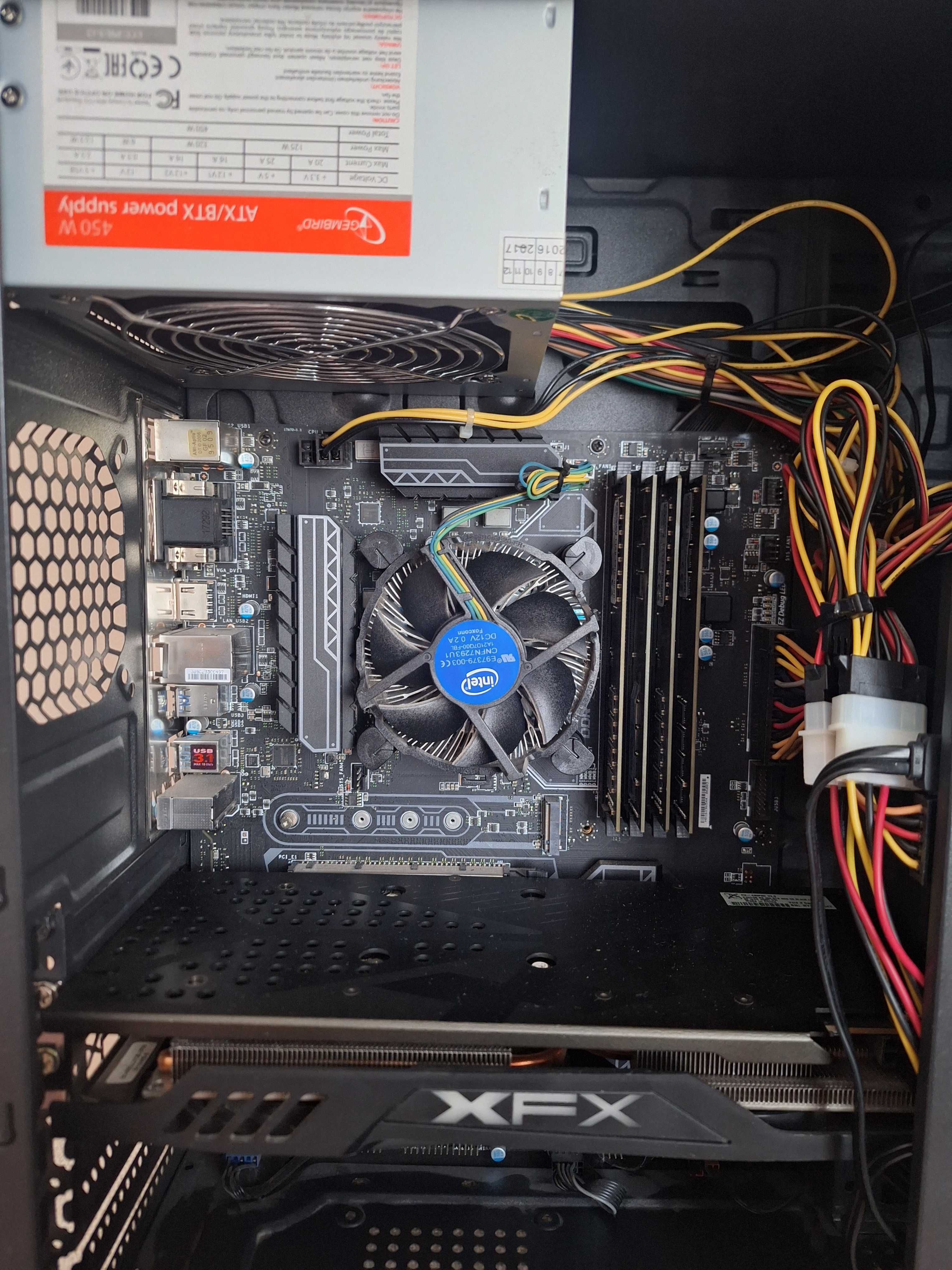 Системний блок Іntel core i5-7400, ram 32 gb, ssd 512 gb, video 8 GB