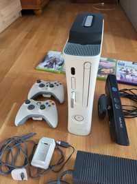 Xbox 360 Kinect+gry komplet