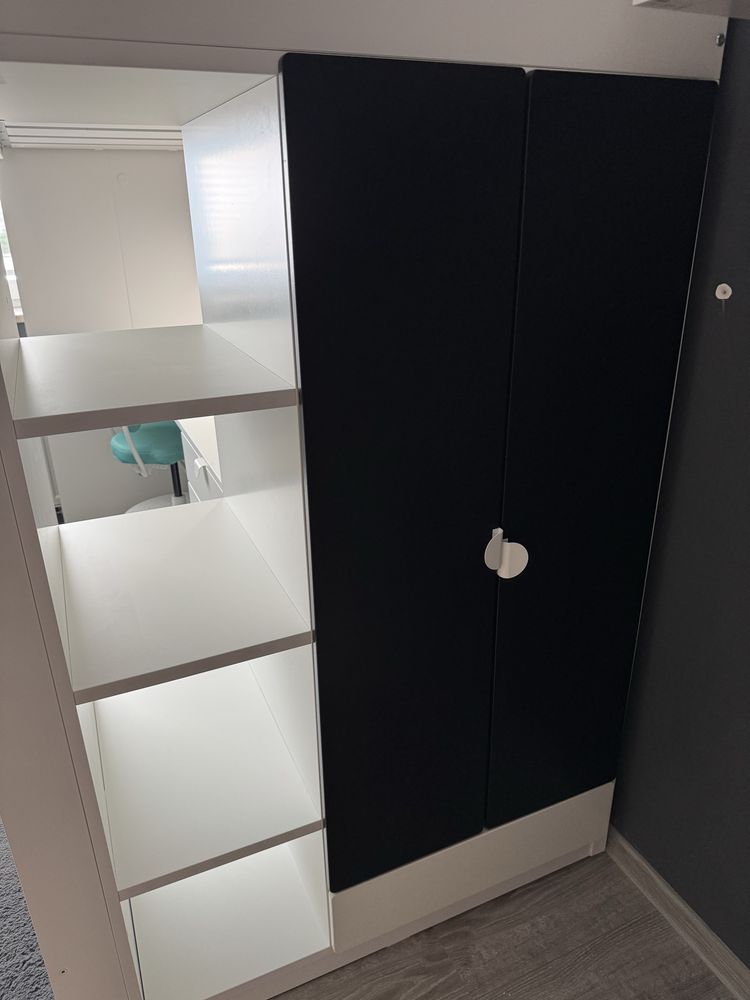 Łóżko pietrowe ikea Smastad kupione  2024 białe 90x200