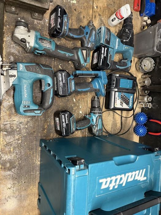 Makita 18 V - zestaw narzędzi akumulatorowych