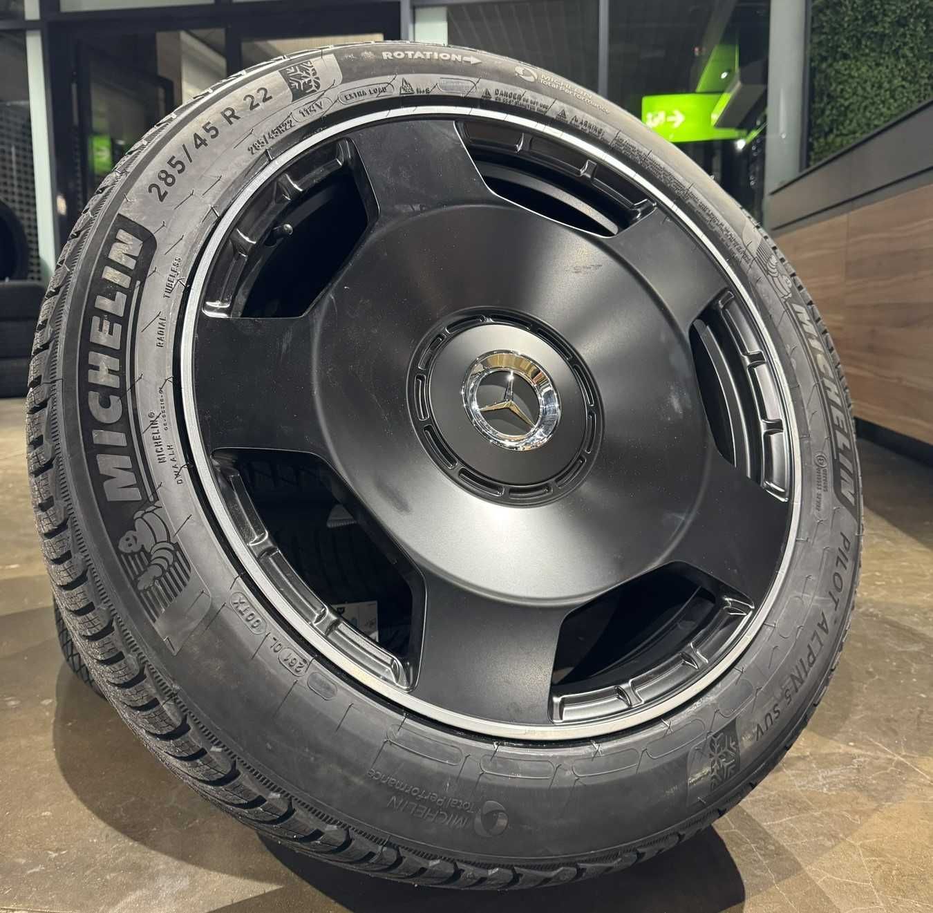 Новий зимовий комплект дисків + гуми Michelin R22 на Mercedes GLS X167