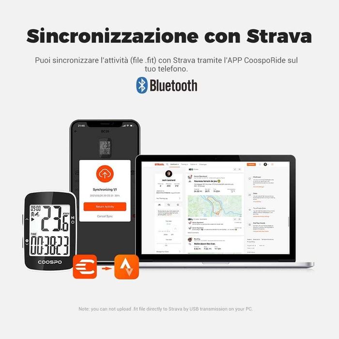Licznik rowerowy bezprzewodowy Coospo BC26