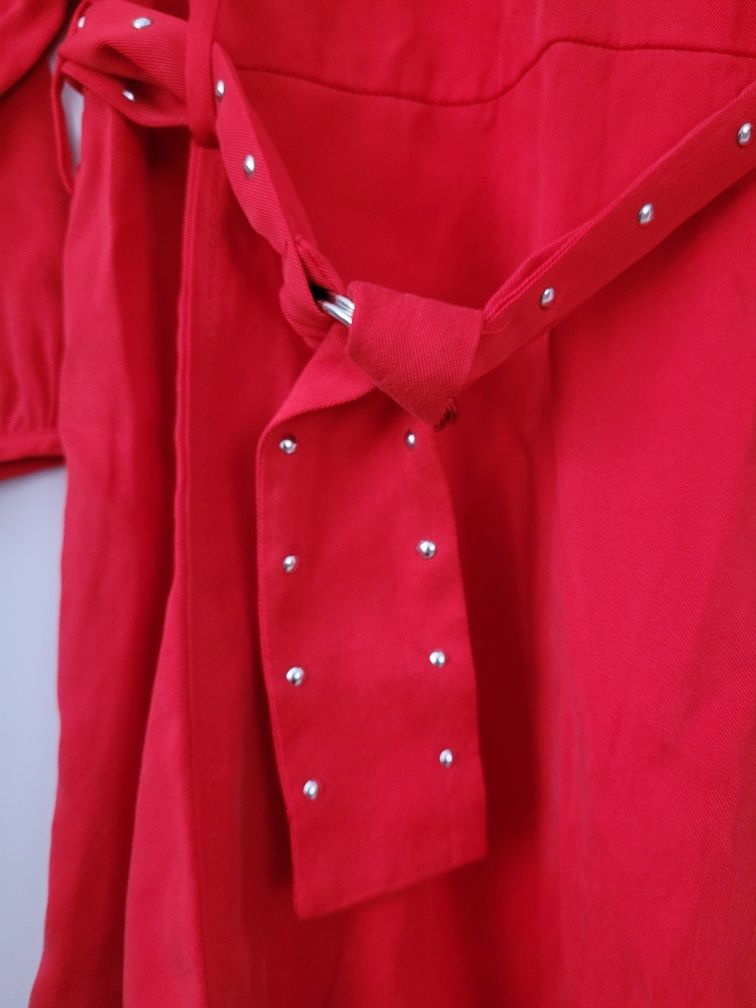 Sukienka Czerwona Zara R.122 cm dziewczynka