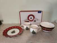 Zestaw śniadaniowy Villeroy & Boch Toy's Delight 6 el. świąteczny
