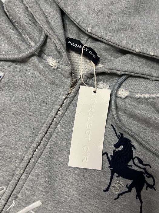 project j/r zip hoodie Cuntier зипка project j/r oversize hoodie opium