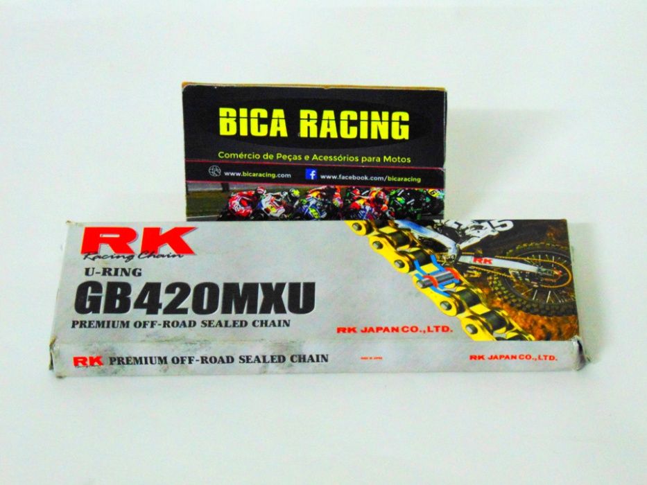 Kit de transmissão / correntes RK Suzuki Yamaha kawasaki Honda aprilia