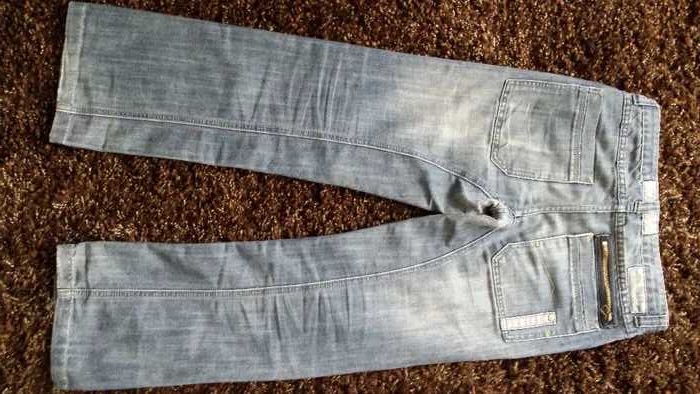 Spodnie dżinsowe, cena za 2szt., rozm. 140 i 146, niebieskie