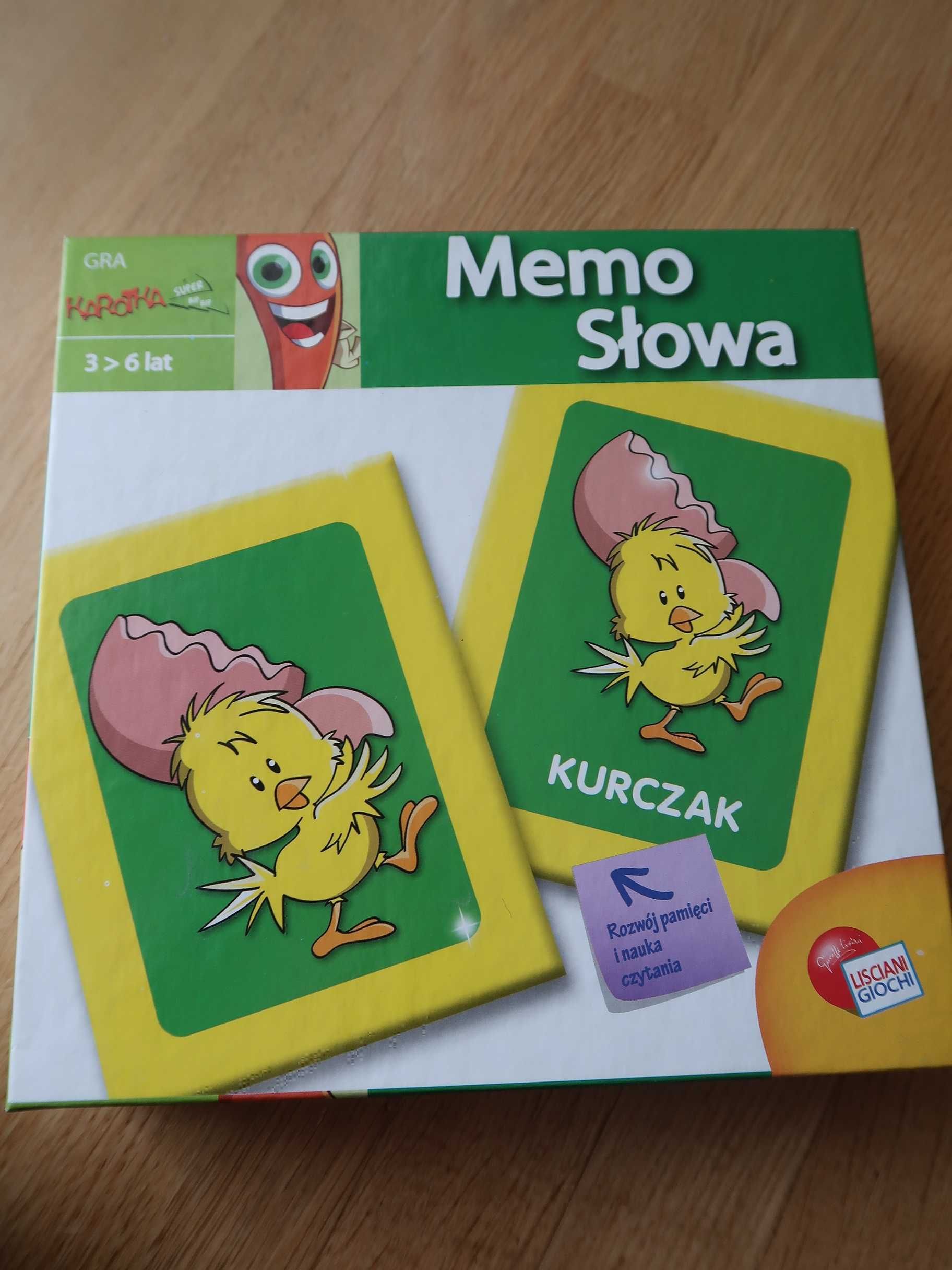 Liscianigiochi Karotka Gra Memo Słowa
