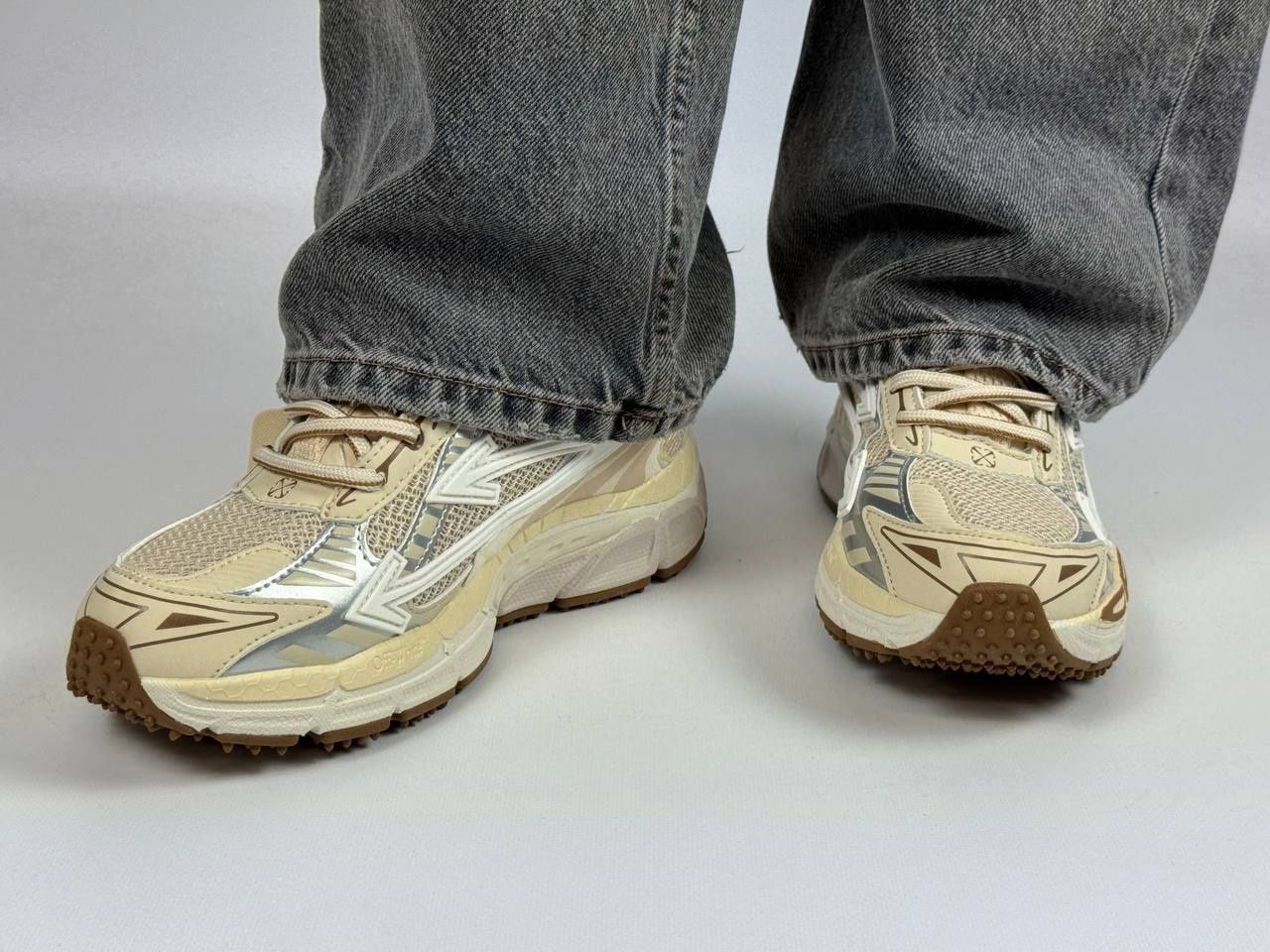 Кросівки Off White Be right Beige 40-45 люкс якість