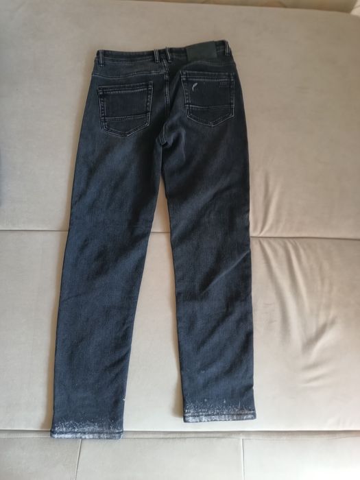 Джинси кастом sk8 y2k drip утеплённые на зиму