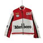Kurtka Skórzana Marlboro Vintage Motocyklowa M L
