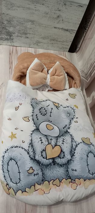 Дитячий зимовий конверт та комбінезон