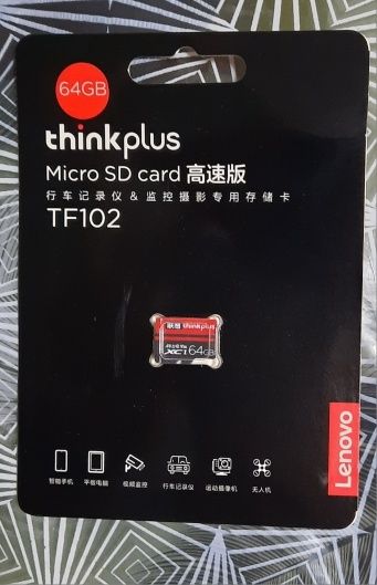 Флеш-карта Lenovo ThinkPlus Mini SD, класс 10, 64 Гб