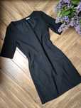 Basicowa biurowa sukienka czarna Black dress filippa K 38/M klasyczna
