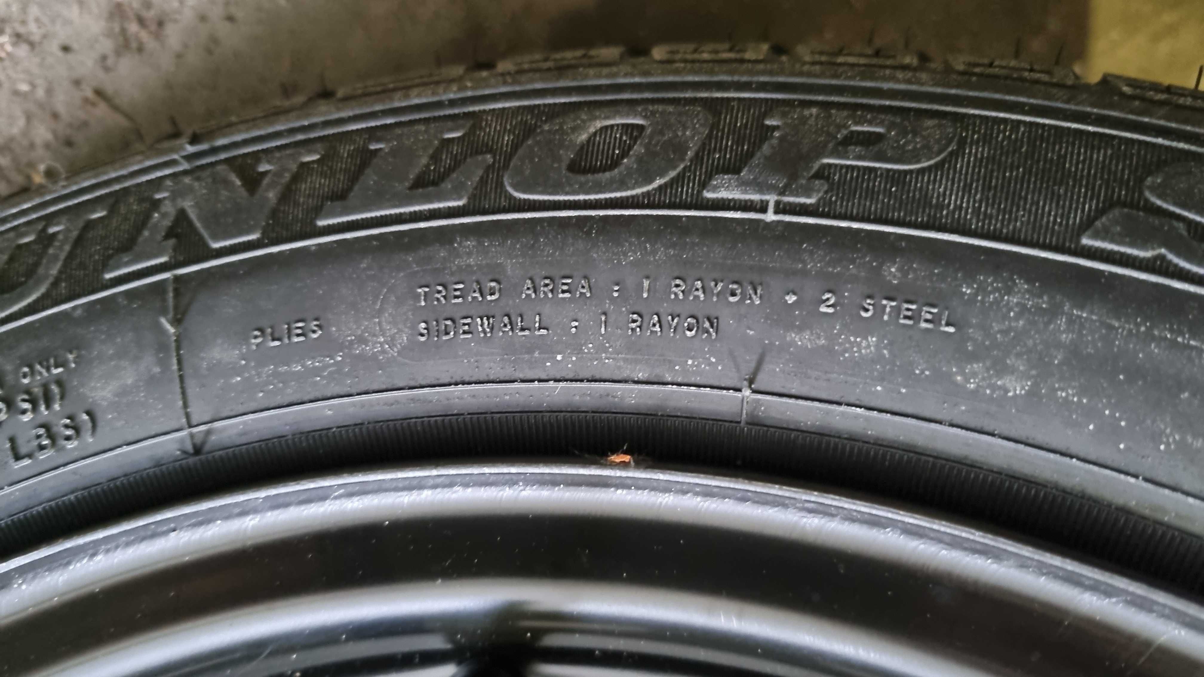 Koło - opona letnia Dunlop SP 10 3e 165/70/R14 81T + felga stalowa