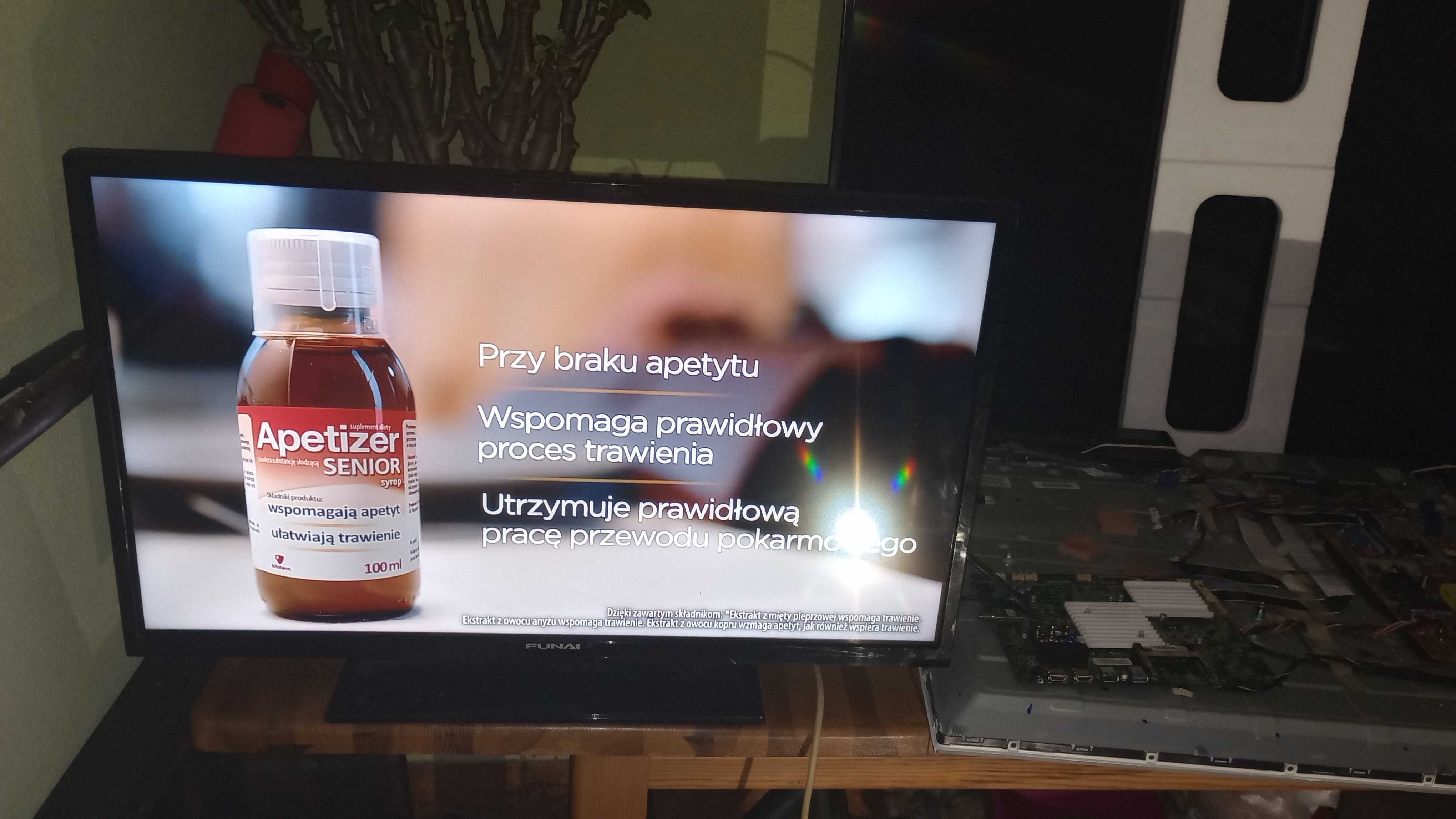 Telewizor Funai 32"100Hz+ dekoder DVB-T2 czytać opis