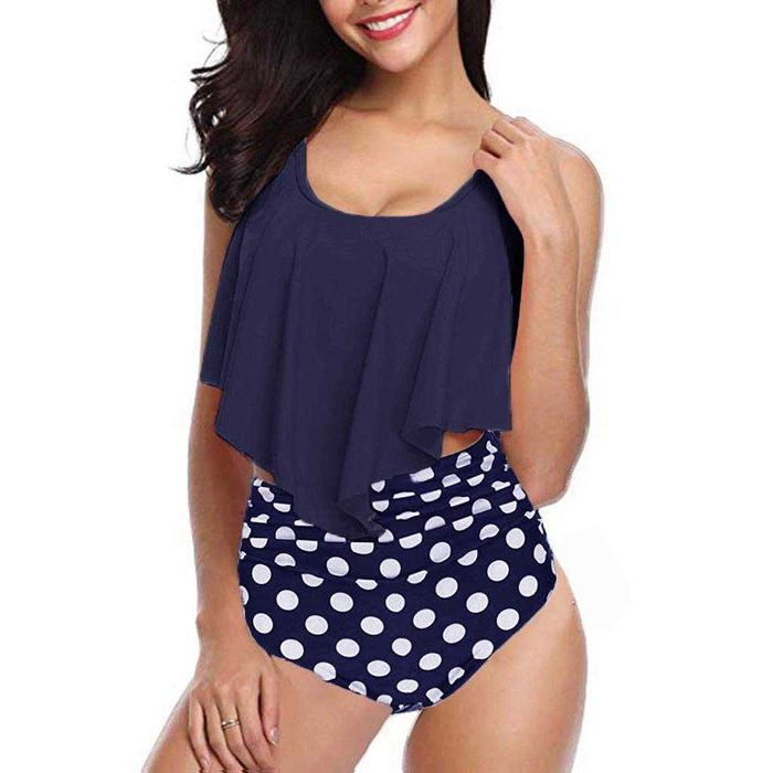 Nowy damski strój kąpielowy / majtki / wysoki stan / koszulka !M!