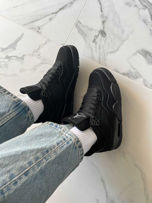 ‼️Кросівки Jordan 4 Black Cat