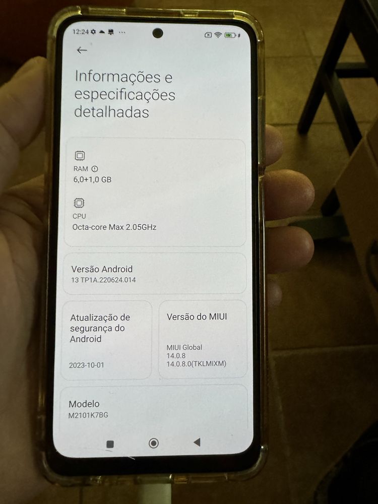 Vendo Redmi Note 10s, 6+1 de Ram e 64 de Rom