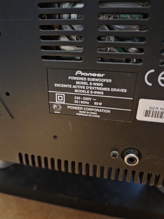 Subwoofer Pioneer w90s
