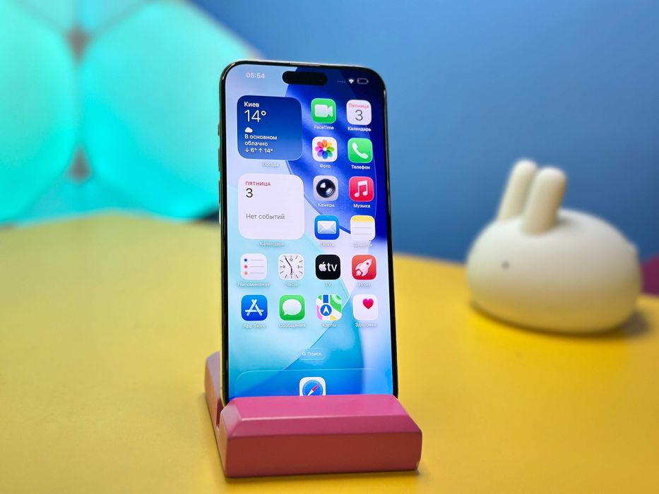 Смартфон Apple iPhone 15 Pro Max 256GB Natural(147793) Б/У З ГАРАНТІЄЮ