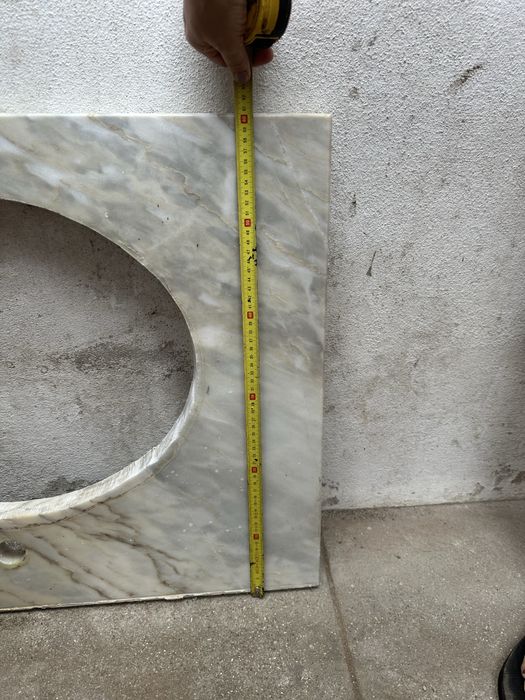 Pedra mármore de lavatório