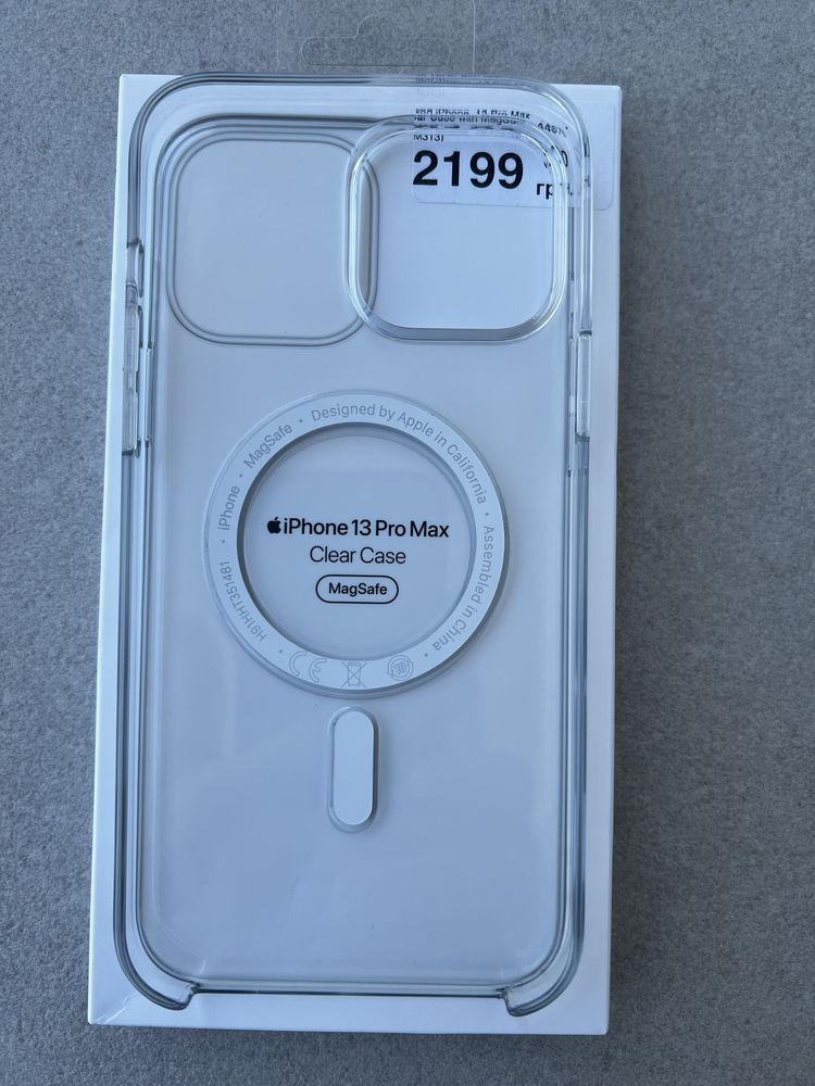 Чехол оригинал iPhone 13 Pro Max Clear Case with Magsafe