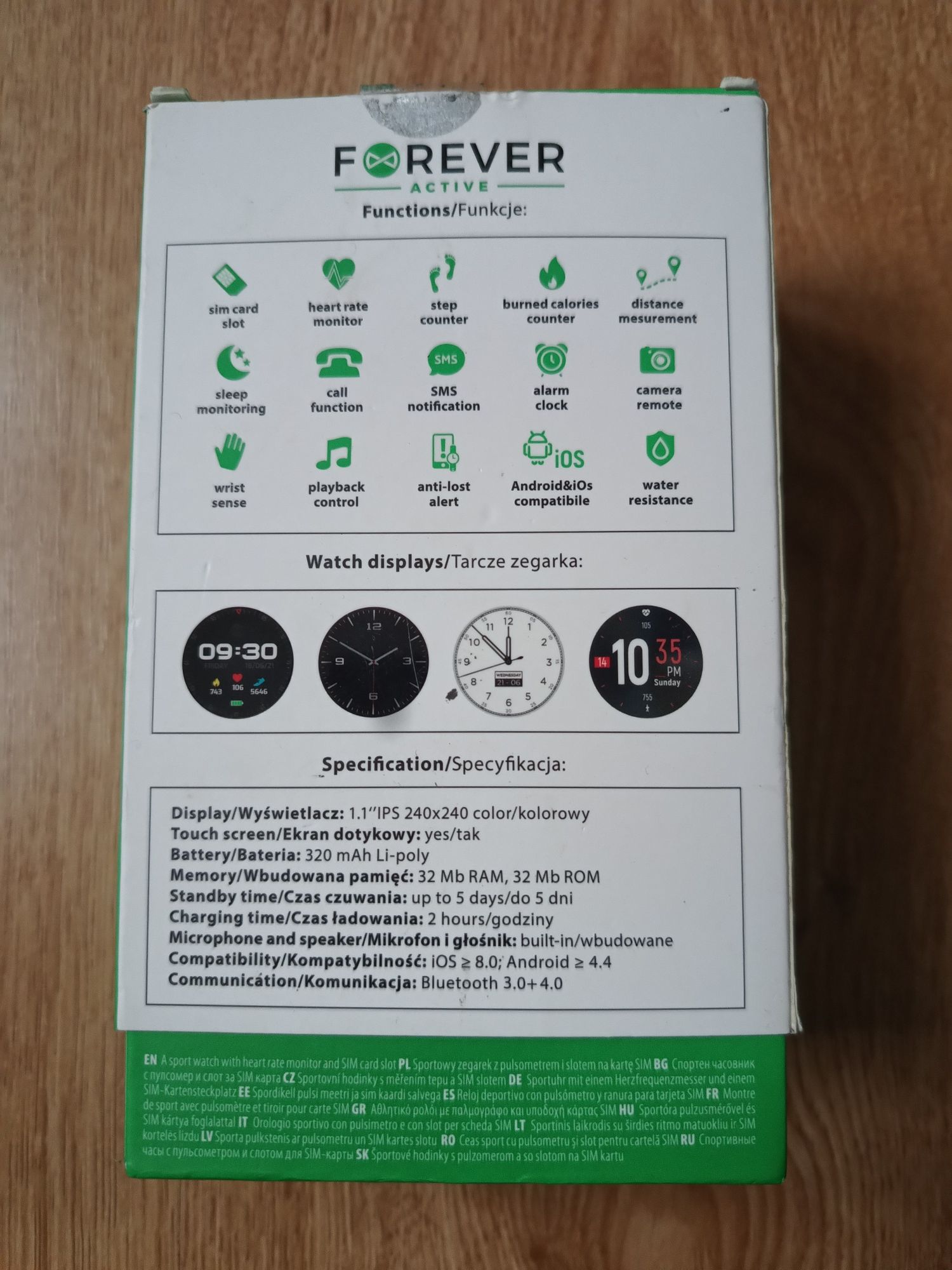 Smartwatch Forever SW-200