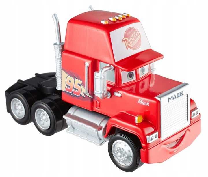 Mattel Cars Auta Deluxe Red Maniek Mac pojazd metalowy auto ciężarówka