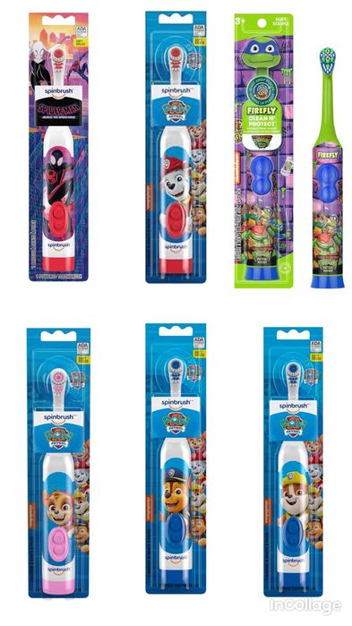 Електричні зубні щітки для дітей