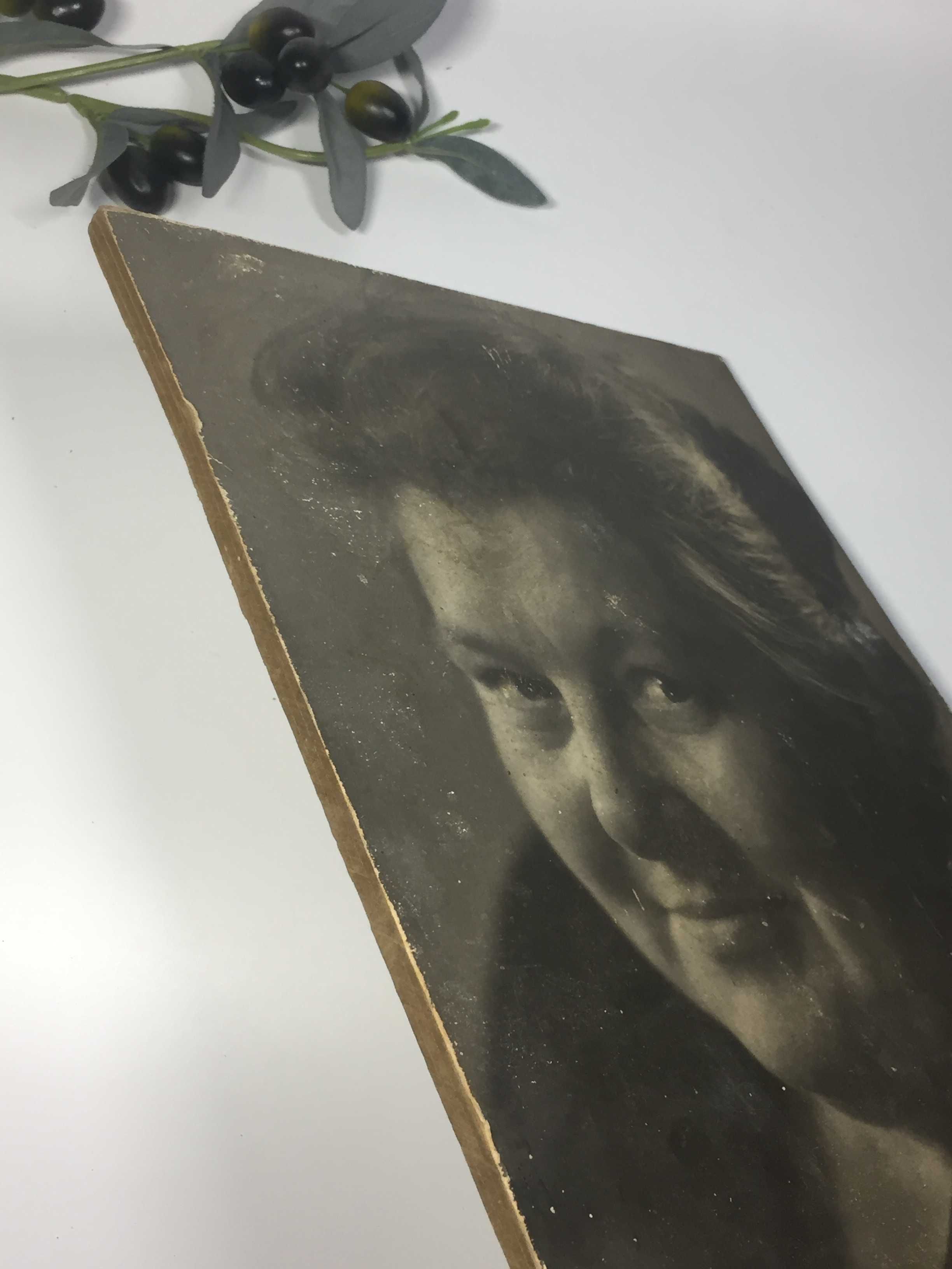 Старая фотография большая фото на плотной картонной планшетке 1969 г.