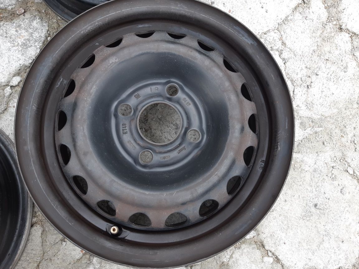 Jantes 13 Opel corsa GM Ferro Preto