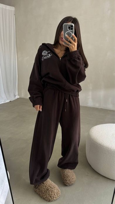 Спортивный костюм женский худи штаны топ кофта зипка zara el milas