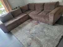 Narożnik sofa rozkładana z pojemnikiem 2,5 x 2,5m