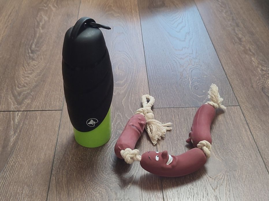 Пляшка з мискою дорожня Trixie для собак поїлка для собак