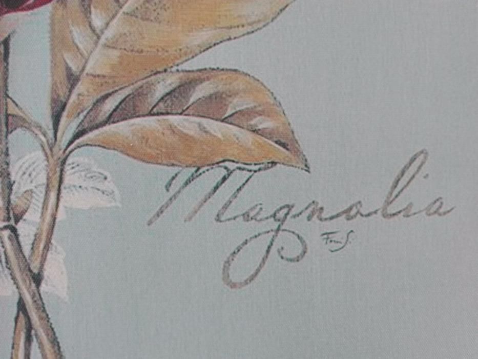 2 obrazy magnolia, komplet styl retro 50x50