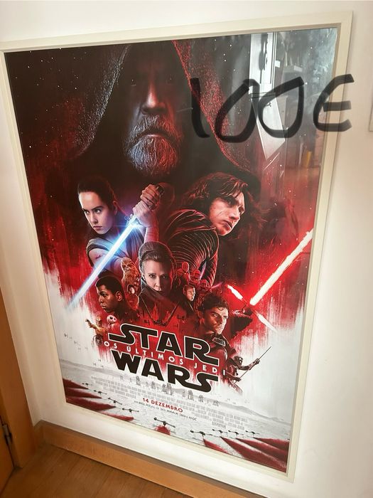 Poster com moldura star wars