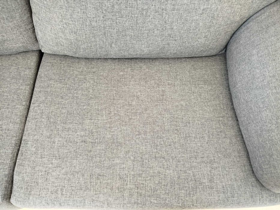 Sofá de 3 lugares cinzento - como novo