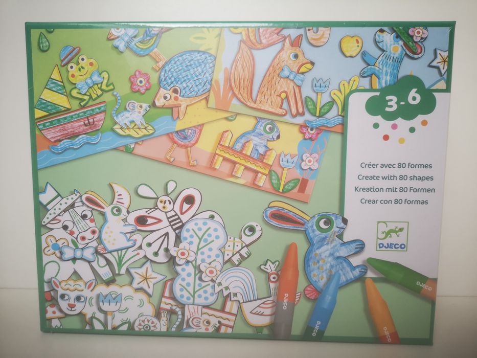 Djeco Zestaw Kreatywny Świat Zwierząt