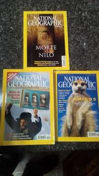 Lote de 8 revistas national geographic de 2002 a 2011