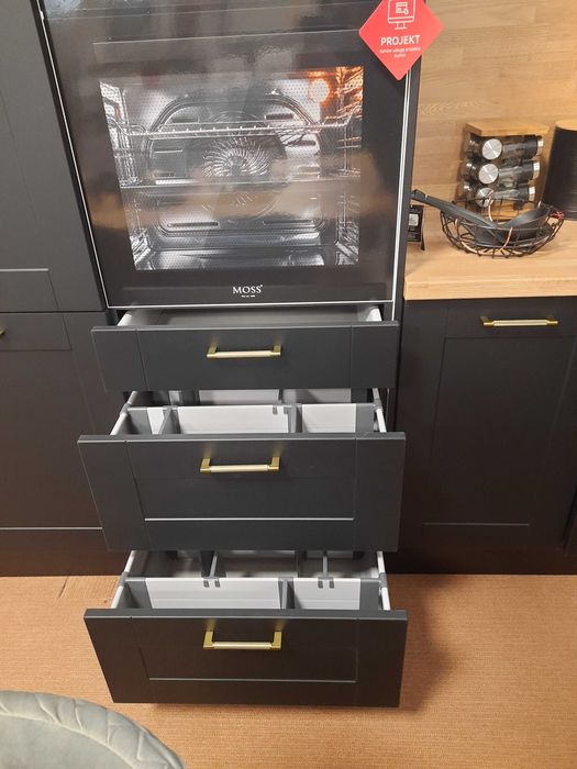 BLACK RED WHITE meble kuchenne EDAN - Wyprzedaż ekspozycji !!!