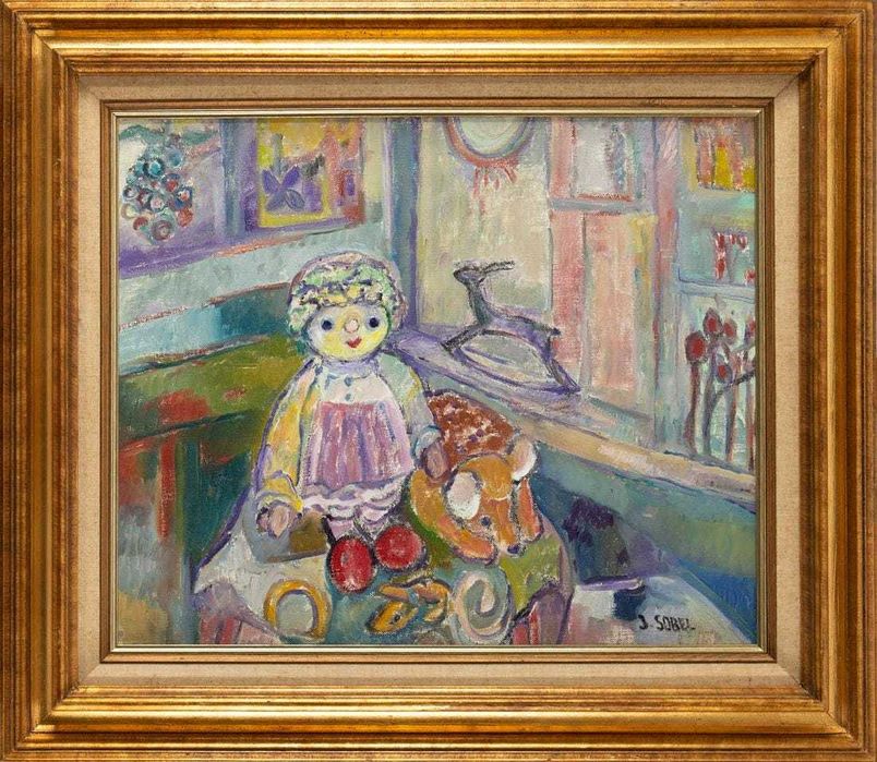 Judyta Sobel - Pokój dziecięcy - Obraz olejny na płótnie