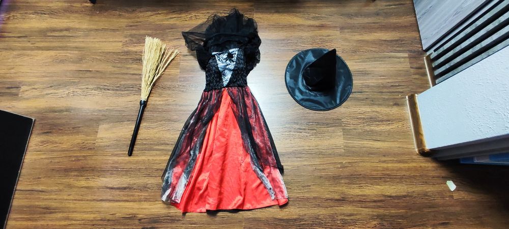 Strój czarownicy halloween/karnawał